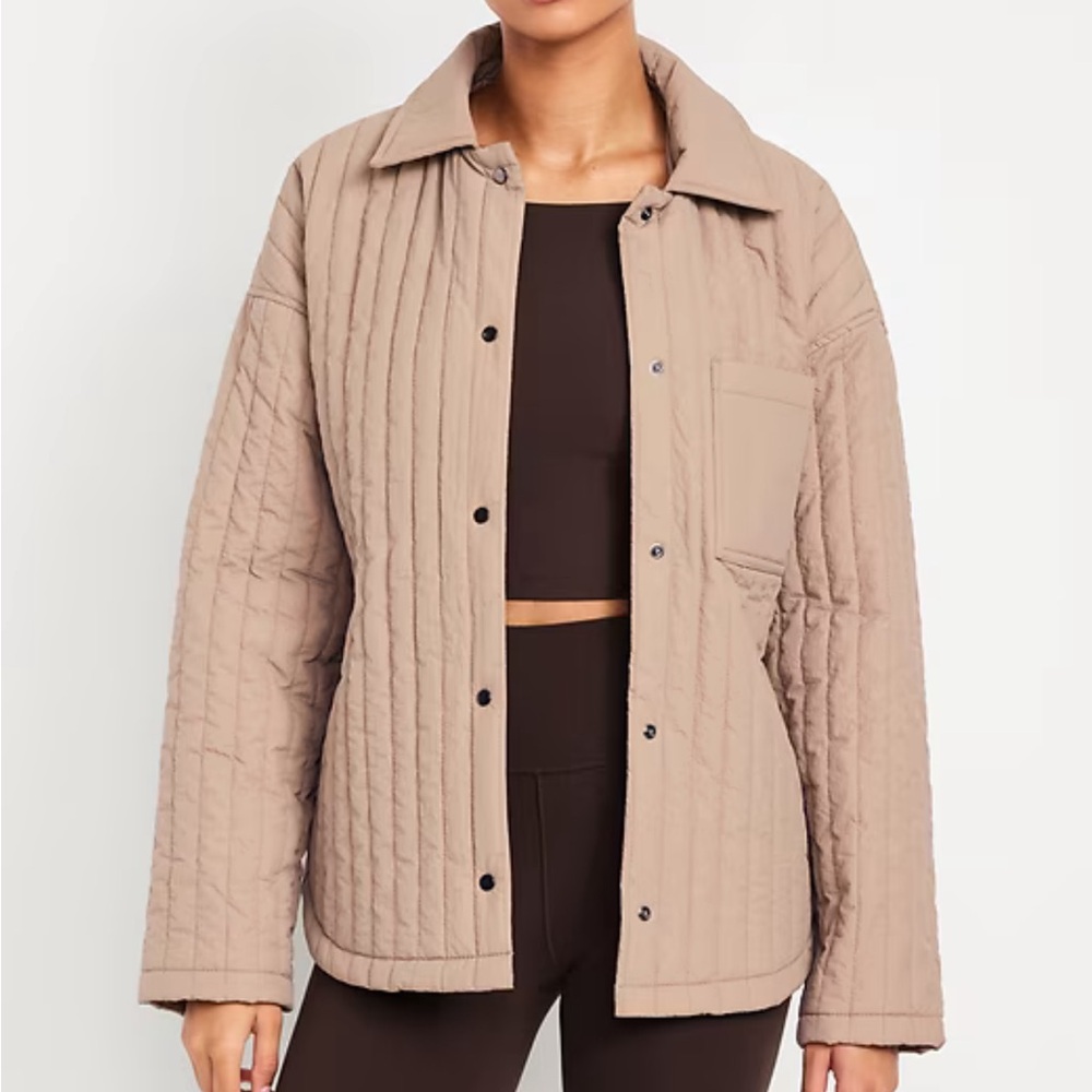 Old Navy Oversized Quilted Jacket
